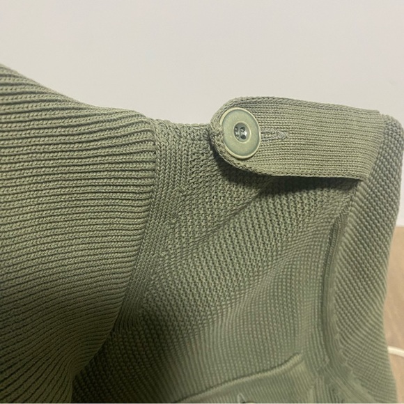 Gran Sasso Military Style Zipper Cardigan - Picture 6 of 7